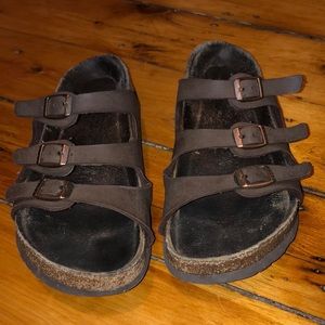 Slip on birkenstock sandals